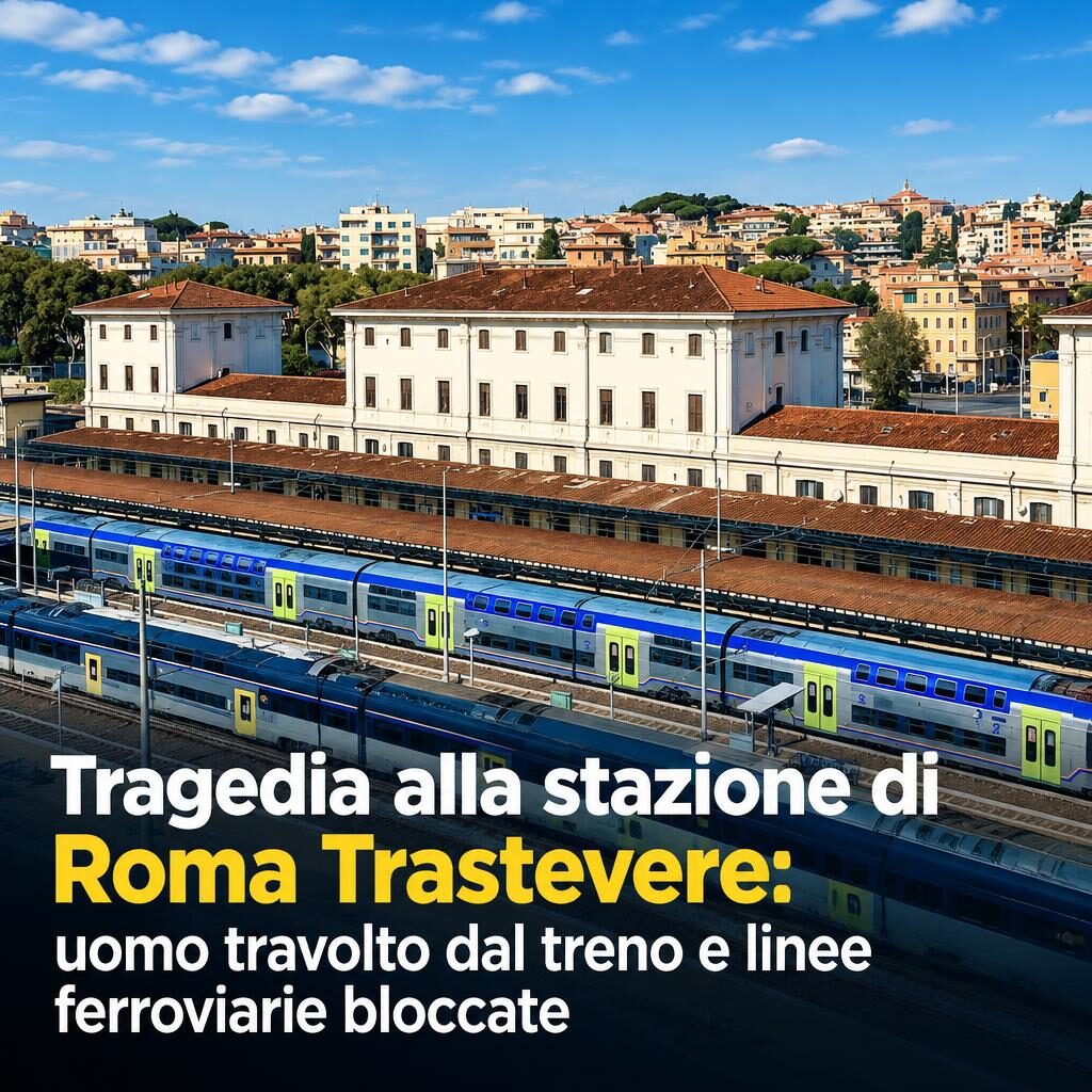 Tragedia a Trastevere, un uomo travolto dal treno: linee ferme