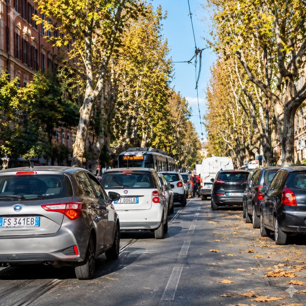 Tram, cavi tranciati dal compattatore Ama: caos in centro a Roma