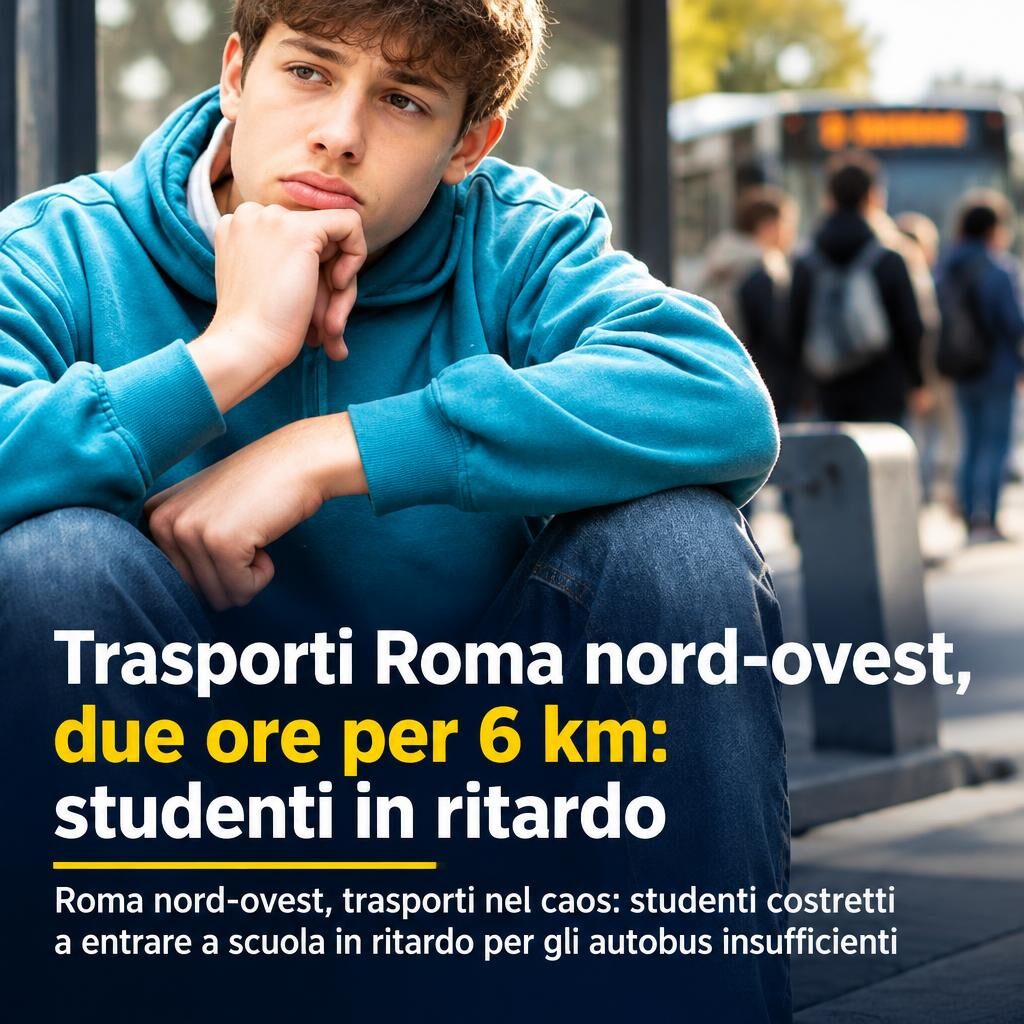 Trasporti Roma nord-ovest, due ore per 6 km: studenti in ritardo