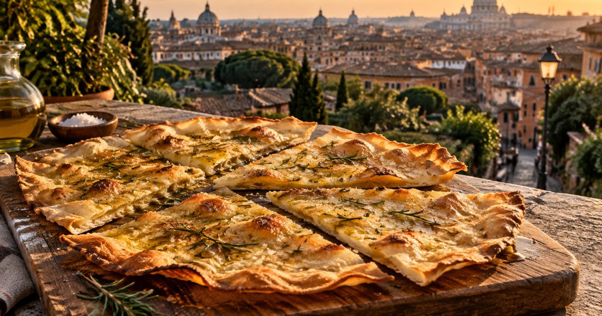 Una pausa sottile a Roma: la pizza scrocchiarella tra Trastevere e Gianicolo