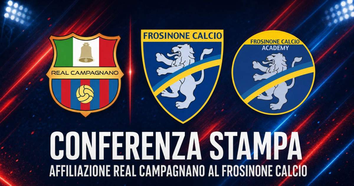 Real Campagnano: ufficiale l’affiliazione del settore giovanile con il Frosinone Calcio