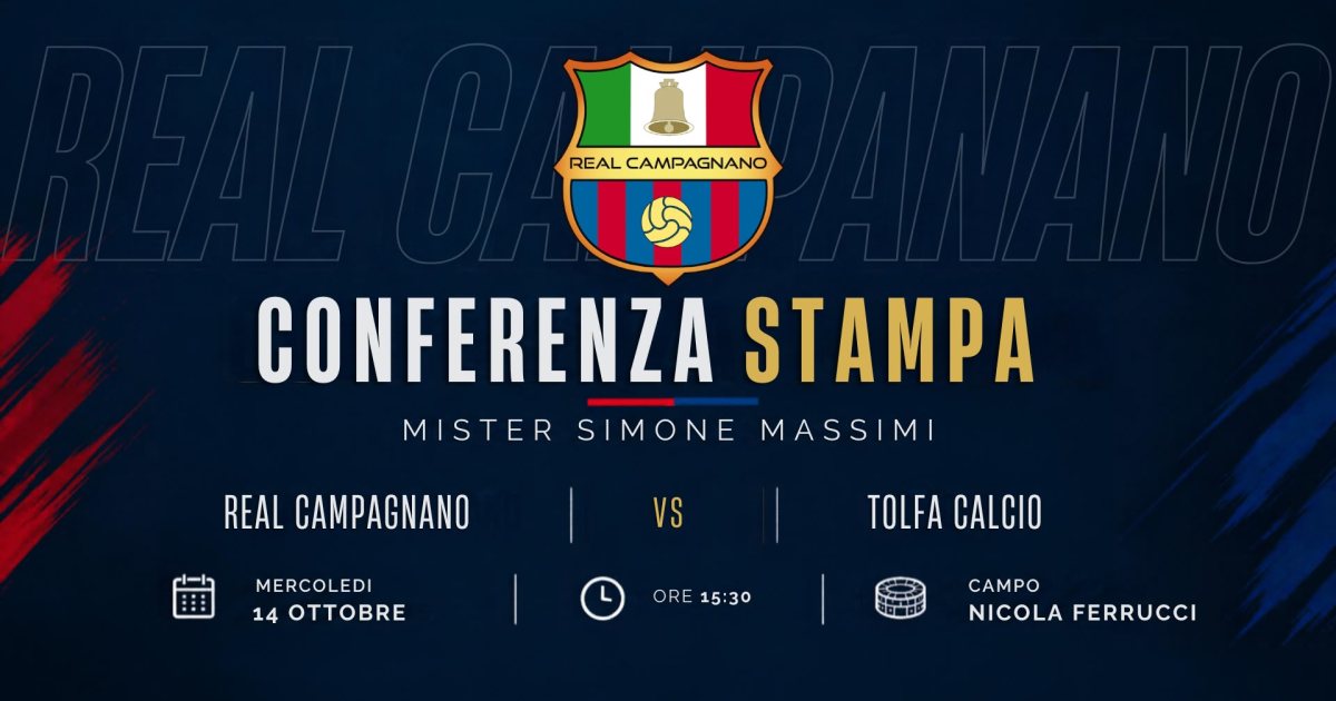 Massimi in conferenza: fiducia e turnover in vista Real Campagnano-Tolfa per la Coppa Italia Promozione