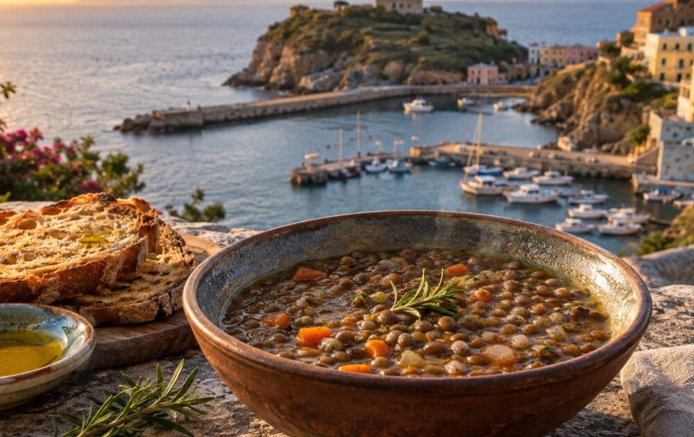 Ventotene, vento e lenticchie di Onano: il Lazio in una ciotola