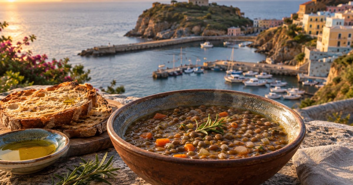 Ventotene, vento e lenticchie di Onano: il Lazio in una ciotola