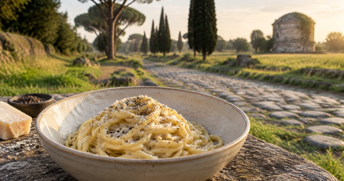 Via Appia Antica e campagna romana: il paesaggio dei tonnarelli cacio e pepe