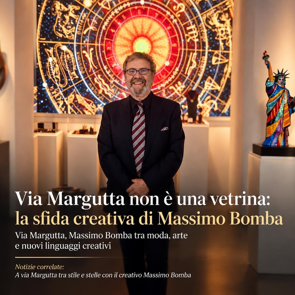 Via Margutta non è una vetrina: la sfida creativa di Massimo Bomba