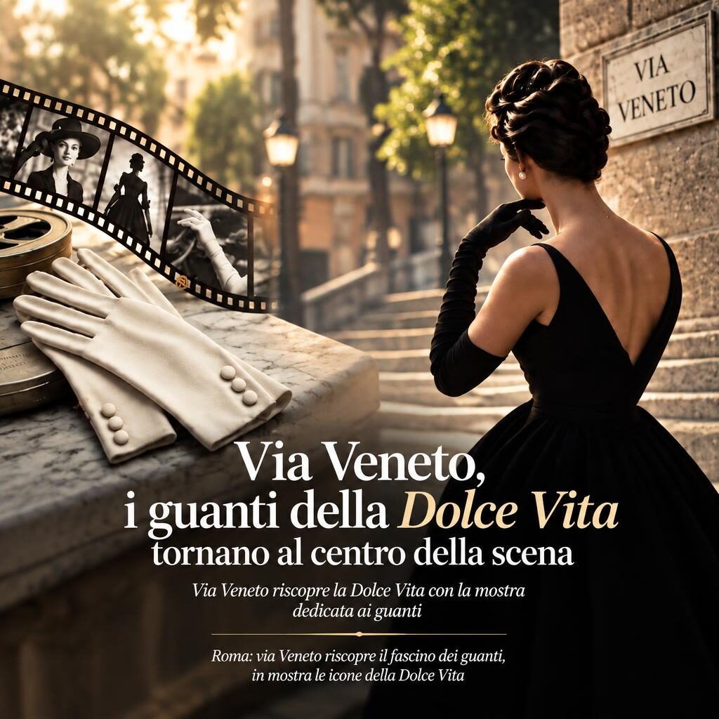 Via Veneto, i guanti della Dolce Vita tornano al centro della scena