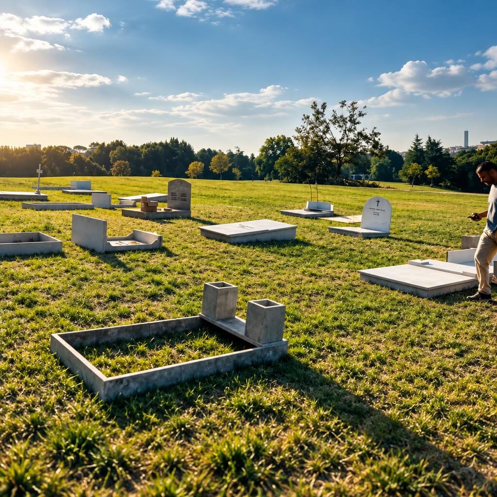 Villa Pamphilj, il cimitero è finto: tombe e lapidi per un film
